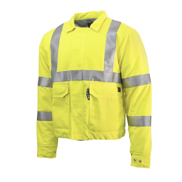 Neese Hi-Vis FR Jacket, Class 3 Type P, Fluorescent Yellow, 2XL VM7JBL3FY-2X - main